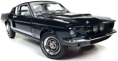 1967 Ford Mustang Shelby GT500 Nightmist Blue 1:18 Auto World 1111 - Image 1 of 4