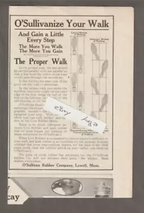 Vintage 1910 O'SULLIVAN RUBBER Magazine AD~BROOKS FURNITURE/Saginaw~MACBETH LAMP - Picture 1 of 2