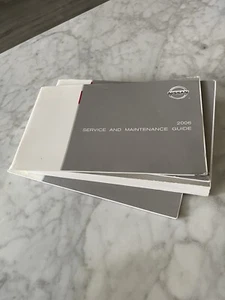 2006 Nissan Altima Owners Manual Set with Case OEM R01B20006 - Picture 1 of 5