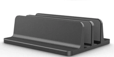 Universal Laptop Vertical Stand Dual Desktop Stand Adjustable Notebook Stand  - Image 1 of 4