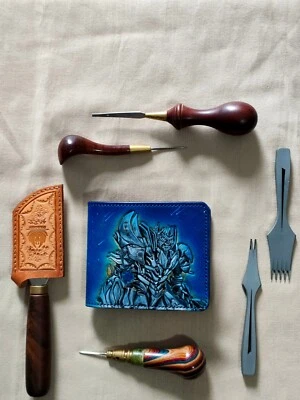 Megatron Leather Craving Unisex Wallet ||| 100% Handmade - Image 1 of 4