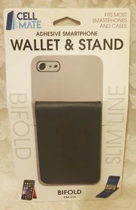 2 Universal CellMate selbstklebender Kartenhalter Brieftasche faltbarer Ständer für Rückseite des Telefons  - Bild 1 von 5