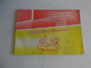 PEUGEOT ZENITH MANUAL GENUINE MANUAL - Picture 1 of 1