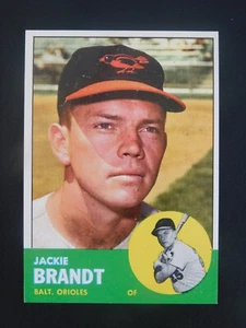 1963 Topps Baseballkarte #65 Jackie Brandt (NM) - Bild 1 von 2