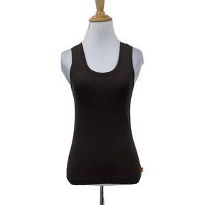 Lucy Active Ribbed Tank Top Womens S Small Otter Racerback Sleeveless Stretch - Picture 1 of 10