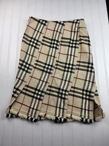 Falda forrada a cuadros Nova de Burberry para mujer talla 36 - Imagen 1 de 9