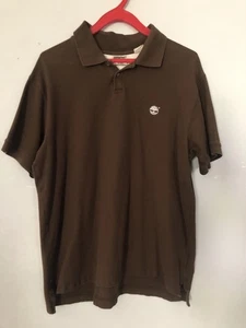 Timberland Hemd Herren XL Vintage Polo Stratham Issue Outdoor Gear Braun - Bild 1 von 6