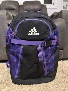 Adidas Rucksack Schlägerrucksack Baseball Softball Ausrüstung schwarz lila - Bild 1 von 11