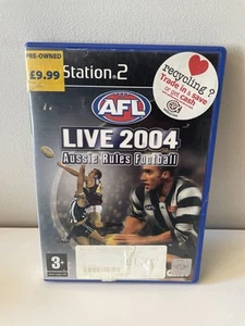 AFL Live 2004 Sony Playstation 2 PS2 Spiel & Handbuch UK PAL 2003 CIB getestet - Bild 1 von 6