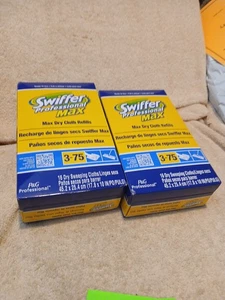 Swiffer 3-75 Dry Mop Sweeper Dry Refill Cloth - 16 Count (2pack) Factory Sealed  - Picture 1 of 4