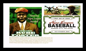 DR JIM STAMPS US COVER RUBE FOSTER NEGRO LEAGUES BASEBALL FDC COMBO PANDA CACHET - Picture 1 of 2
