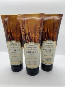 Bath & Body Works Whiskey Toast per UOMO 8 oz crema corpo idratazione definitiva x3 - Foto 1 di 2