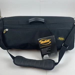 NWT! SkyRoll Black Tubular Travel Carry On Garment Bag / Luggage Non-Wrinkle - Picture 1 of 8