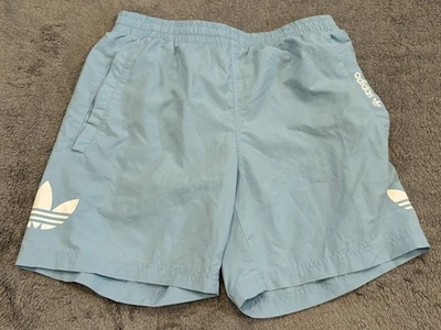 Новый без ценников Adidas Originals твердый трилистник купальный костюм шорты мужской маленький светло-синий - Изображение 1 из 4