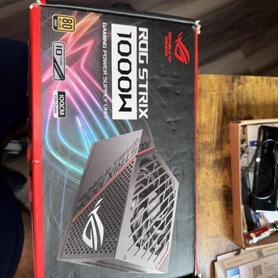 ASUS ROG Strix 1000W Gold PSU Power Supply - Black (ROG-STRIX-1000G) - Image 1 of 4