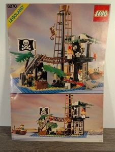 Vintage 1989 Lego Pirates 6270 Forbidden Island Instruction Manual Only - Picture 1 of 4