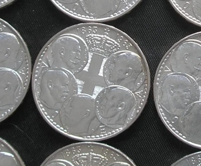 1963 30 Drachmai Greece , .835 silver  almost uncirculated 12 coins total - Image 1 of 3