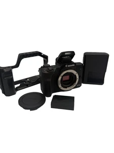 Canon EOS M50 24.1MP Spiegellose Kamera nur Gehäuse Small Rig Cage Ladegerät Akku - Bild 1 von 22
