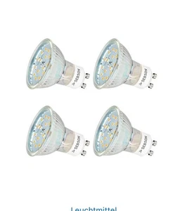 4x LED Lampen GU10 5W warmweiss RA97 flimmerfrei 230V 420lm Leuchtmittel SEBSON - Bild 1 von 7
