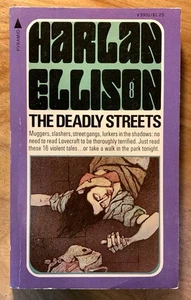 The Deadly Streets by Harlan Ellison - VG+ vintage 1975 dark fantasy/juvie pb - Picture 1 of 6