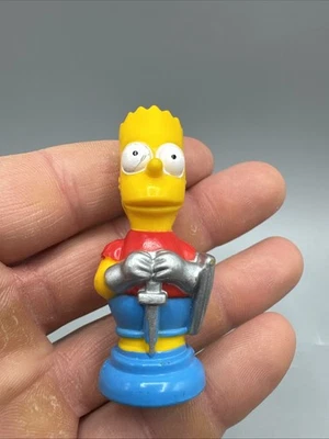 Los Simpson 3D Ajedrez Barba Peón Pieza de Repuesto Base Azul/Camisa Roja 1992 Foto 1 de 4