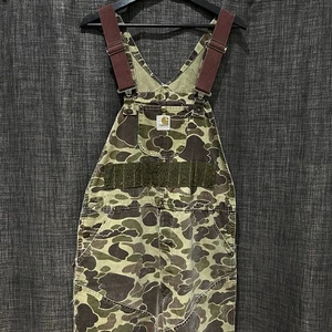 Vintage Carhartt Duck Camo Overalls - Picture 1 of 10