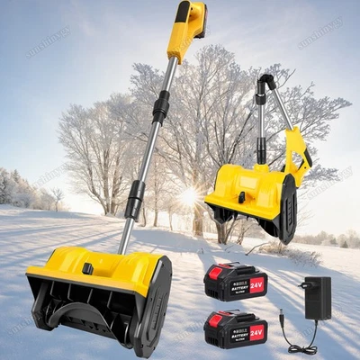 40000RPM Akku Schneefräse Schneeschaufel Schneeschieber 21V mit 2x Akku DE - Bild 1 von 4