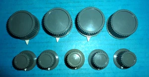 Heathkit DX-100 Ham Radio Transmitter Complete Knob Set OEM Replacement - Picture 1 of 3