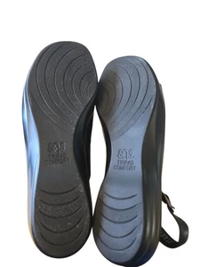 SAS Quatro bequeme Damen-Sandalen Slingback Tripad 8 N schwarz Leder SCHMAL  - Bild 1 von 6