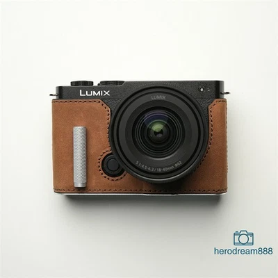 For Panasonic LUMIX S9 Grip Half Case Leather Metal Insert Camera Cover MrStone - Image 1 of 4