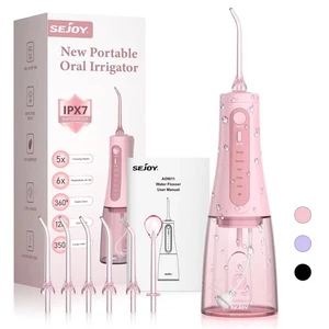 pack of 2 Sejoy Electric Oral Irrigator Flosser Portable Dental Water Flosser - Picture 1 of 6