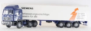 Wiking Werbemodell 1:87 A.S.S LKW MAN F90 Siemens VV Verbesserungsvorschläge OVP - Bild 1 von 11