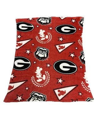 UGA Georgia Bulldogs 37" x 50" Disney Fleece Throw Blanket by Northwest Company - Image 1 of 4