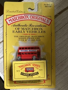 Matchbox Originals Authentic Recreations No. 5 London Bus - Picture 1 of 4