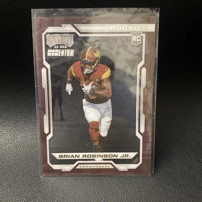 2022 Panini Chronicles - Playoff Momentum Rookies #PMR-25 Brian Robinson Jr.... - Image 1 of 4