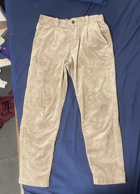 H&M Men’s Tan Corduroy Pants Straight Leg 29 - Image 1 of 4