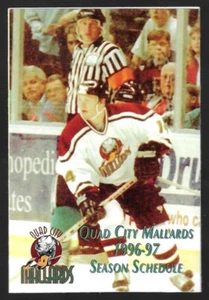 SELTEN 1996-97 Quad City Mallards CoHL UHL IHL Hockey Zeitplan!!! Target - Bild 1 von 1