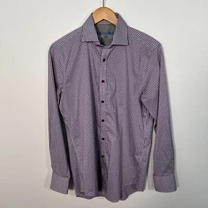 Twillory Shirt Mens 15 32-33 Tailored Fit Stretch Performance Commuter Check - Picture 1 of 12