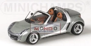 1:43 Minichamps Smart Roadster 2003 Grey 400032131 Diecast Modellino - Foto 1 di 2