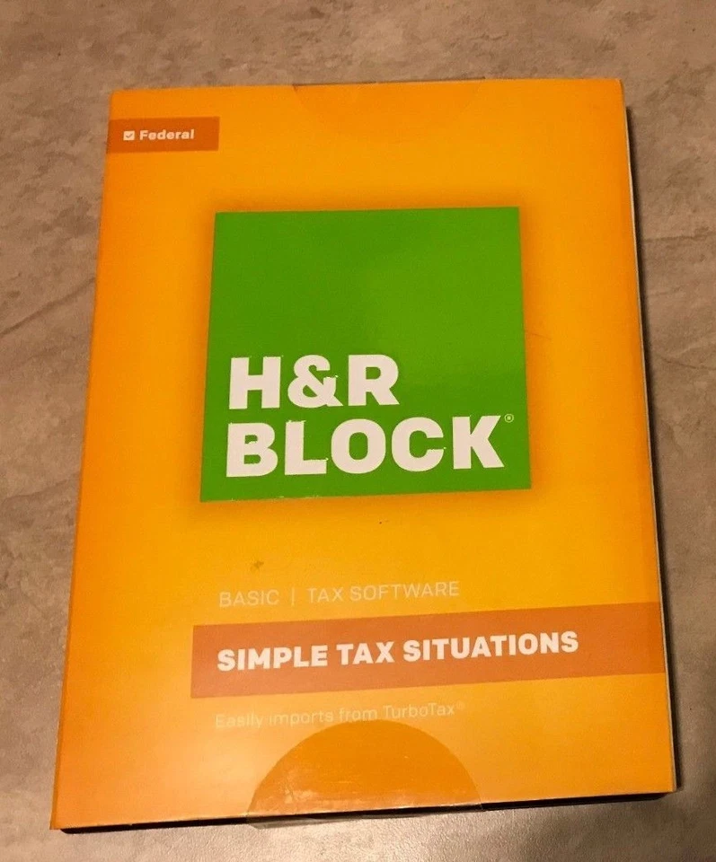 H&R Block Simple Tax Situations Software 2016 PC Mac Federal Returns NEW Sealed - Image 1 of 1