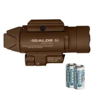 Olight Baldr Pro 1350 Lumen Pistol Flashlight with Green Laser Sight (Tan) - Picture 1 of 6