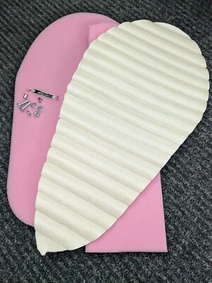 SCHWINN STINGRAY TUFTED SILVER Bicycle Seat Kit - by KOOLESTUFF - Image 1 of 4