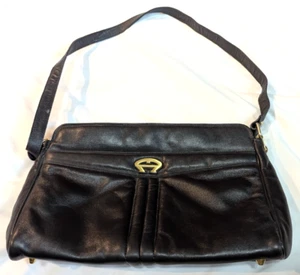 Bolso Cartera Etienne Aigner Correa para el Hombro Mujer Cuero Sintético Negro - Imagen 1 de 24