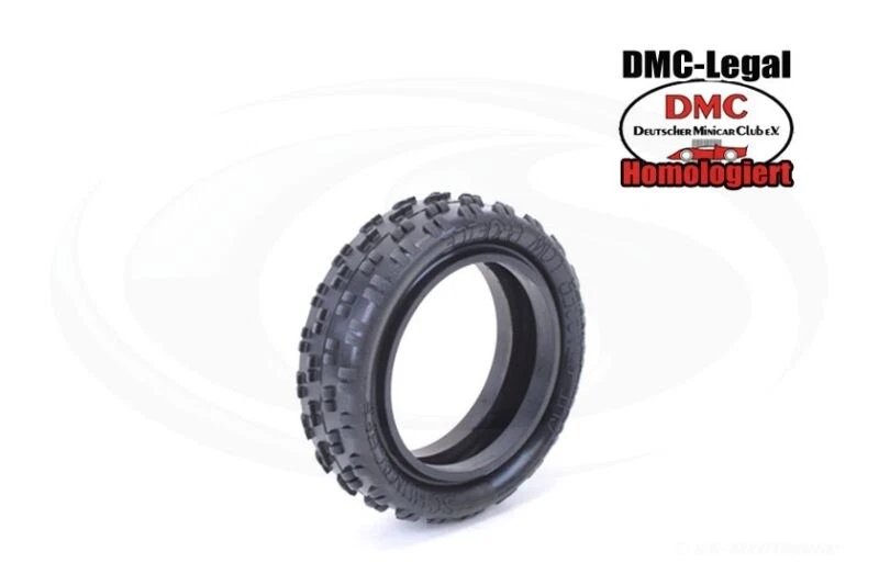 Schumacher Cut Stagger 2 WD Frontreifen 1/10 - Low Prfile, grün (2) - U6771 - Bild 1 von 1