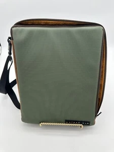 Waterfield Designs SF Bags Tablet Borsa a tracolla Bordo in pelle, USA Verde IPAD Fit - Foto 1 di 17