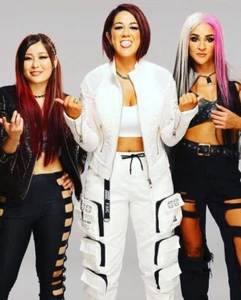 DAMAGE CONTROL 8X10 PHOTO WRESTLING PICTURE WWE BAYLEY DAKATOA KAI IYO SKY - Picture 1 of 1