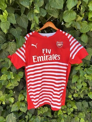 Футболка тренировочная Puma Arsenal Club Prematch красно-белая мужская размер XL футбол - Изображение 1 из 4