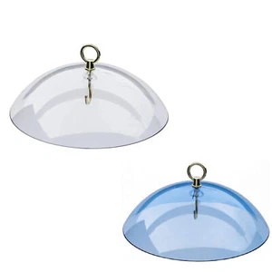 Bird Feeder Clear Protective Dome Cover Hummingbird Rain Cover Guard With Hooks - Picture 1 of 12