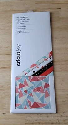 Caleidoscopio Cricut Joy PAPEL ADHESIVO DE LUJO 4,5"X12" 10 HOJAS Foto 1 de 2