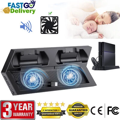 Ventilador de refrigeración externo enfriador juego accesorios para PS4 PlayStation 4 consola host Foto 1 de 4